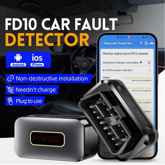 FNIRSI διαγνωστικό αυτοκινήτου OBD II FD10, Bluetooth
