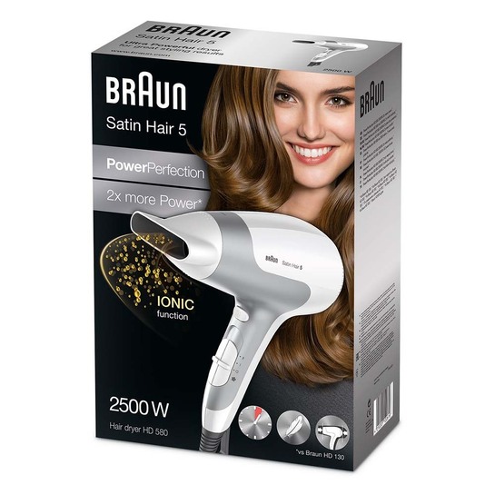 Σεσουάρ Μαλλιών Braun Satin Hair 5 Power Perfection Solo (HD580)