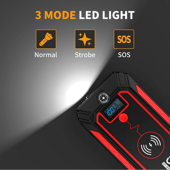 UTRAI εκκινητής μπαταρίας αυτοκινήτου JSTAR-4 με φακό, 12V/2500A, 16000mAh