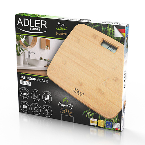 ADLER BATHROOM BAMBOO SCALE AD8173