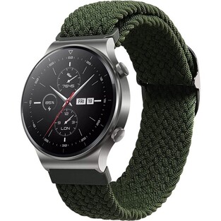 KW Nylon Λουράκι (22mm) Huawei Watch GT2 Pro / GT2 46mm / GT 2e - Dark Green