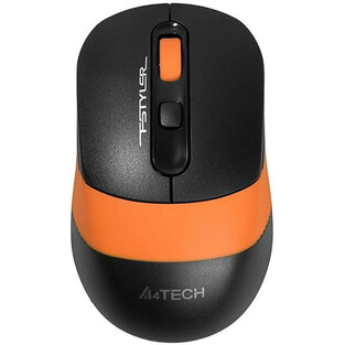 WIRELESS MOUSE A4Tech FG10 2000 DPI, BLACK/ORANGE