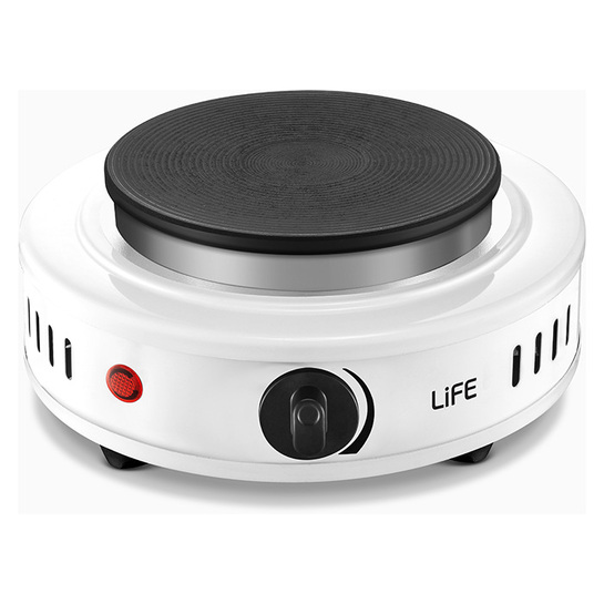 LIFE MATAKI White Επιτραπέζια ηλεκτρική εστία, 500W.