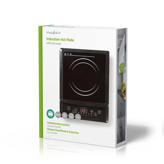 NEDIS KAIP113CBK1 Ηλεκτρική επαγωγική εστία μονή, 2000W.