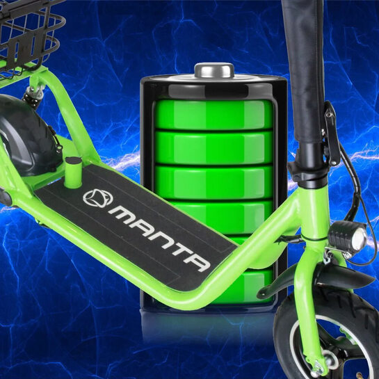 MANTA ELECTRIC SCOOTER FLINSTON 10' 250W LG BATTERY MES1001H