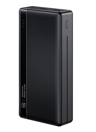 USAMS power bank US-CD205, 2x USB output ports, 10000mAh, 10W, black