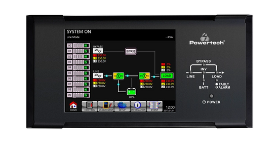 POWERTECH LCD οθόνη αφής 10" PT-10LM, για συστήματα UPS
