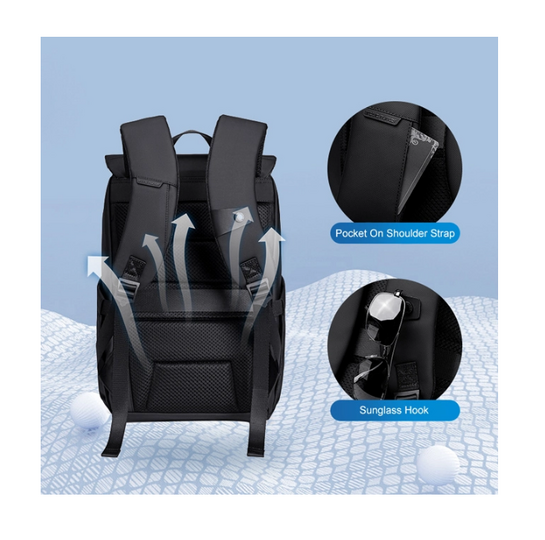 ARCTIC HUNTER τσάντα πλάτης B00559 με θήκη laptop 15.6", 21L, γκρι