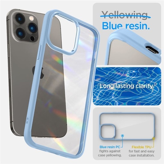 Spigen Θήκη Crystal Hybrid - Apple iPhone 14 Pro - Sierra Blue