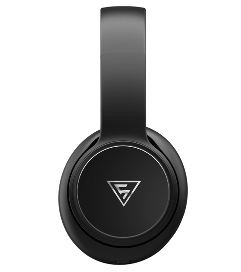 DOQAUS headphones DESIGN 3, ασύρματα & ενσύρματα, Φ40mm, 600mAh, μαύρα