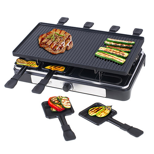ADLER ELECTRIC GRILL - RACLETTE 1400W BLACK AD6616