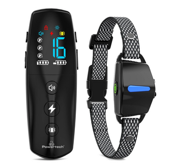 POWERTECH PT-1398 electric dog training collar with wireless controller, range 800m