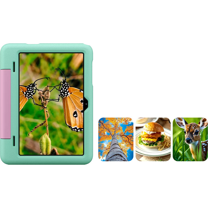 BLACKVIEW QUAD-CORE 10.1′ KID TABLET (4GB+64GB) ANDROID 15 FAIRY GREEN