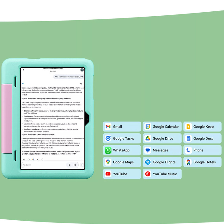 BLACKVIEW QUAD-CORE 10.1′ KID TABLET (4GB+64GB) ANDROID 15 FAIRY GREEN