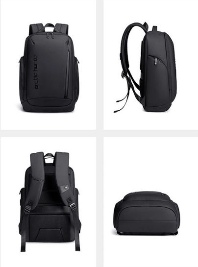ARCTIC HUNTER τσάντα πλάτης B00554 με θήκη laptop 15.6", 20L, USB, μαύρη
