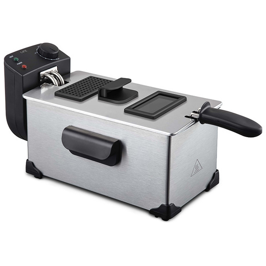 LIFE Friteza Ανοξείδωτη φριτέζα 3L, 2200W.