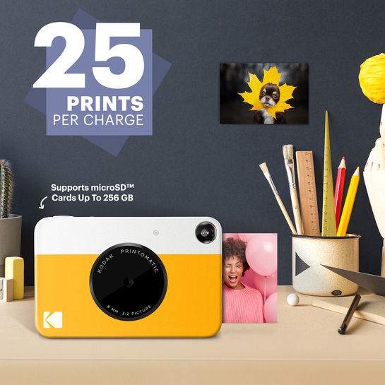 Kodak Printomatic Instant Print Camera - Κίτρινη