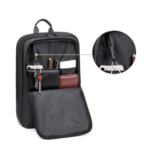 ARCTIC HUNTER τσάντα πλάτης B00529 με θήκη laptop 15.6", 22L, μαύρη