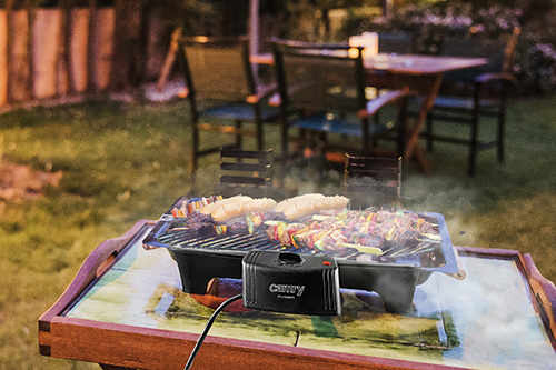 CAMRY ELECTRIC GRILL WITH REMOVABLE HEATER CR6612
