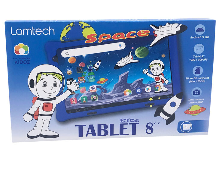 LAMTECH KID TABLET 8′ 4GB+64GB ANDROID 12 GO SPACE