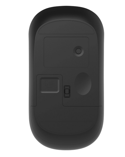 POWERTECH ασύρματο ποντίκι PT-1183, USB δέκτης, 1000DPI, μαύρο