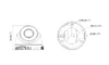 HIKVISION HIWATCH IP κάμερα HWI-T221H, POE, 2.8mm, 2MP, IP67