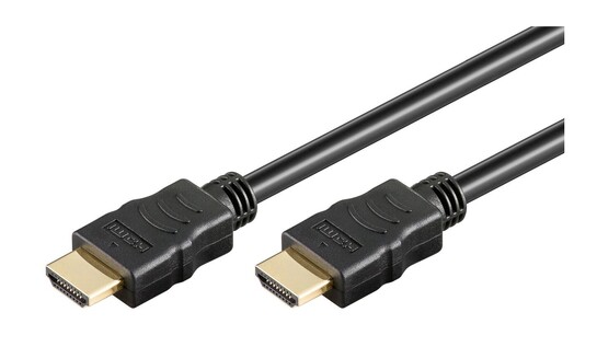 GOOBAY καλώδιο HDMI με Ethernet 51819, 4K 3D, 10.2Gbit/s, 1.5m, μαύρο