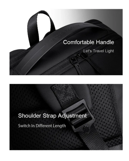 ARCTIC HUNTER τσάντα πλάτης B00574 με θήκη laptop 15.6", 10L, γκρι