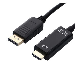 POWERTECH καλώδιο DisplayPort σε HDMI PTH-076, 4K/30Hz, 2m, μαύρο