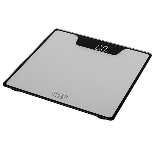 ADLER BATHROOM SCALE WITH LED DISPLAY SILVER AD8174S