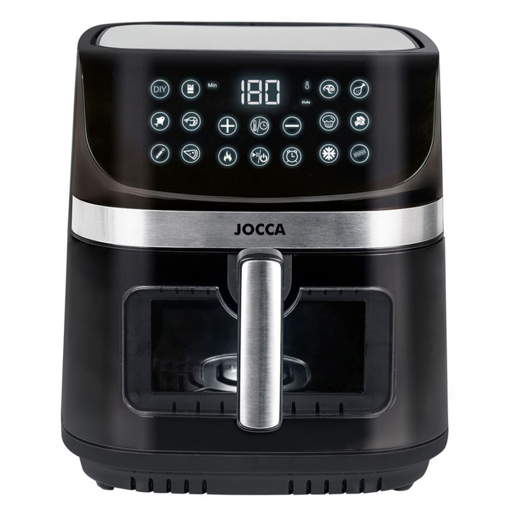 JOCCA DIGITAL FRYER 9L DOBLE RESISTANCE AND VENTANA 2200W BLACK