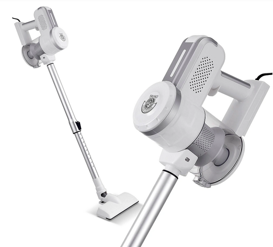 BRUNO ηλεκτρική σκούπα 2 σε 1 BRN-0133, 600W, λευκή-ασημί