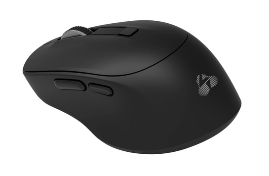 POWERTECH ασύρματο ποντίκι PT-1164, 2.4GHz & Bluetooth, 1600DPI, μαύρο