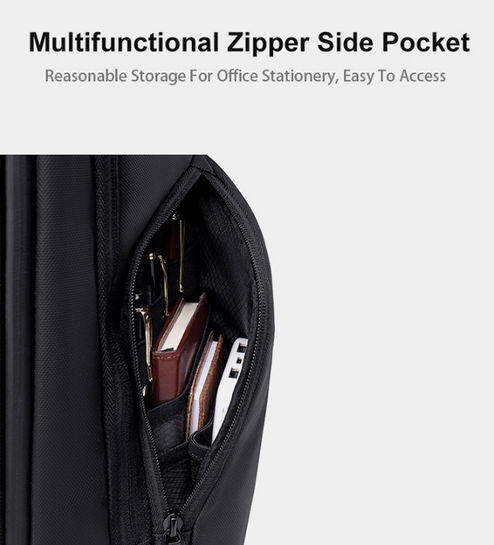 ARCTIC HUNTER τσάντα πλάτης B00554 με θήκη laptop 15.6", 20L, USB, μαύρη