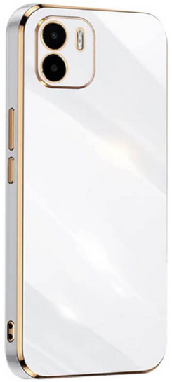 Bodycell Gold Plated - Θήκη Σιλικόνης Xiaomi Redmi A1 - White