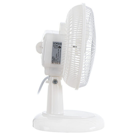 ADLER DESK FAN 15CM 15W~30W WHITE AD7301