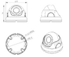 LONGSE υβριδική κάμερα LIRDBAHTC500FKE, 2.8mm, 5MP, IP67, IR 20m