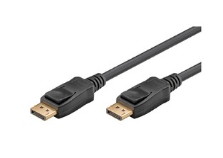 GOOBAY καλώδιο DisplayPort 61712, 4K/60Hz, 21.6 Gbit/s, 2m, μαύρο