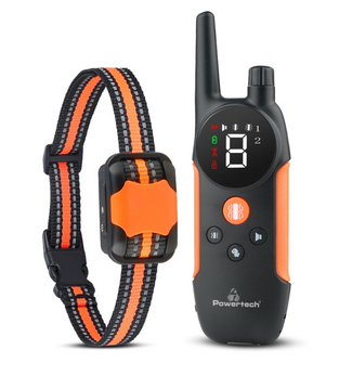 POWERTECH PT-1399 electric dog training collar with wireless controller, range 300m