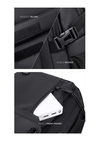 ARCTIC HUNTER τσάντα πλάτης B00531 με θήκη laptop 15.6", 25L, γκρι