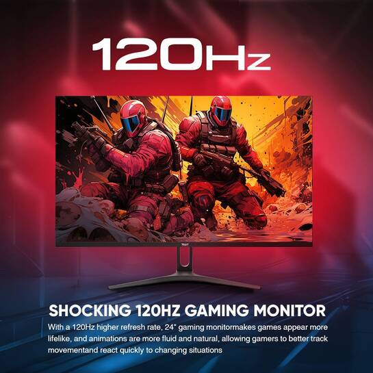 ARMAGGEDDON GAMING MONITOR 24' PIXXEL+ XTREME SERIES SUPER 120 G-SYNC BLACK