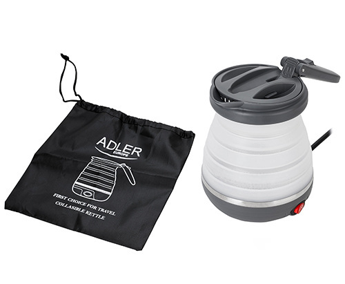ADLER TOURIST SILICONE KETTLE 0.6L UK  AD1370UK