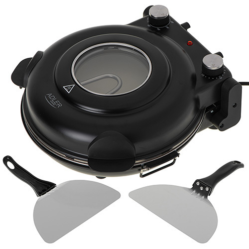 ADLER ELECTRIC PIZZA OVEN 1200W BLACK AD6314