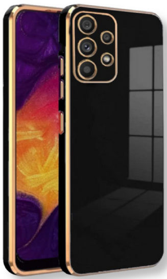 Bodycell Gold Plated - Θήκη Σιλικόνης Samsung Galaxy A32 4G - Black
