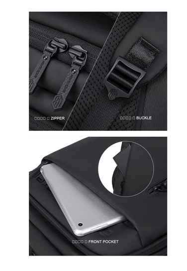 ARCTIC HUNTER τσάντα πλάτης B00534 με θήκη laptop 15.6", 21L, γκρι