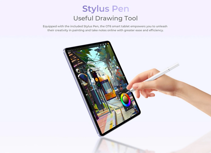 OUKITEL tablet OT6, 10.1" FHD+, 4/64GB, 8000mAh, Android 13, γκρι