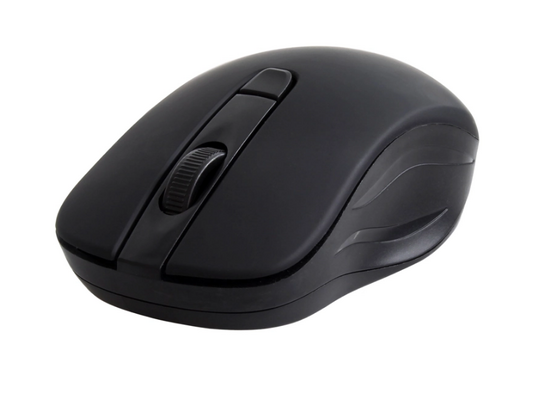 POWERTECH ασύρματο ποντίκι PT-1076, οπτικό, 2200DPI, μαύρο