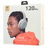 DOQAUS headphones FOCUS 5, ασύρματα & ενσύρματα, Φ40mm, 1000mAh, γκρι