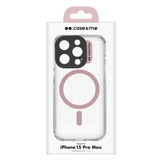 SBS CASE ME MAG CASE IPHONE 15 PRO MAX pink transparent backcover