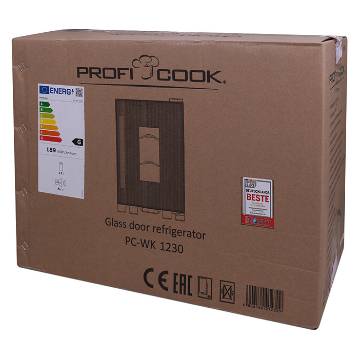 PROFI COOK PC-WK 1230 Συντηρητής κρασιών χωρητικότητας 6 μπουκαλιών (17L), 21.6W.